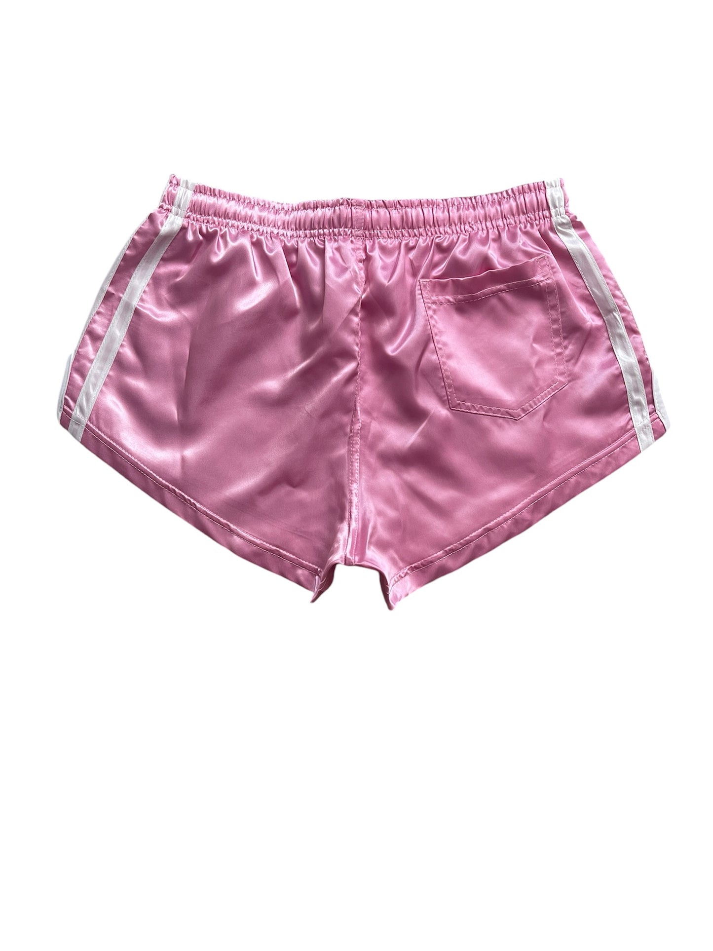 Retro Satin Sport & Freizeit Shorts.