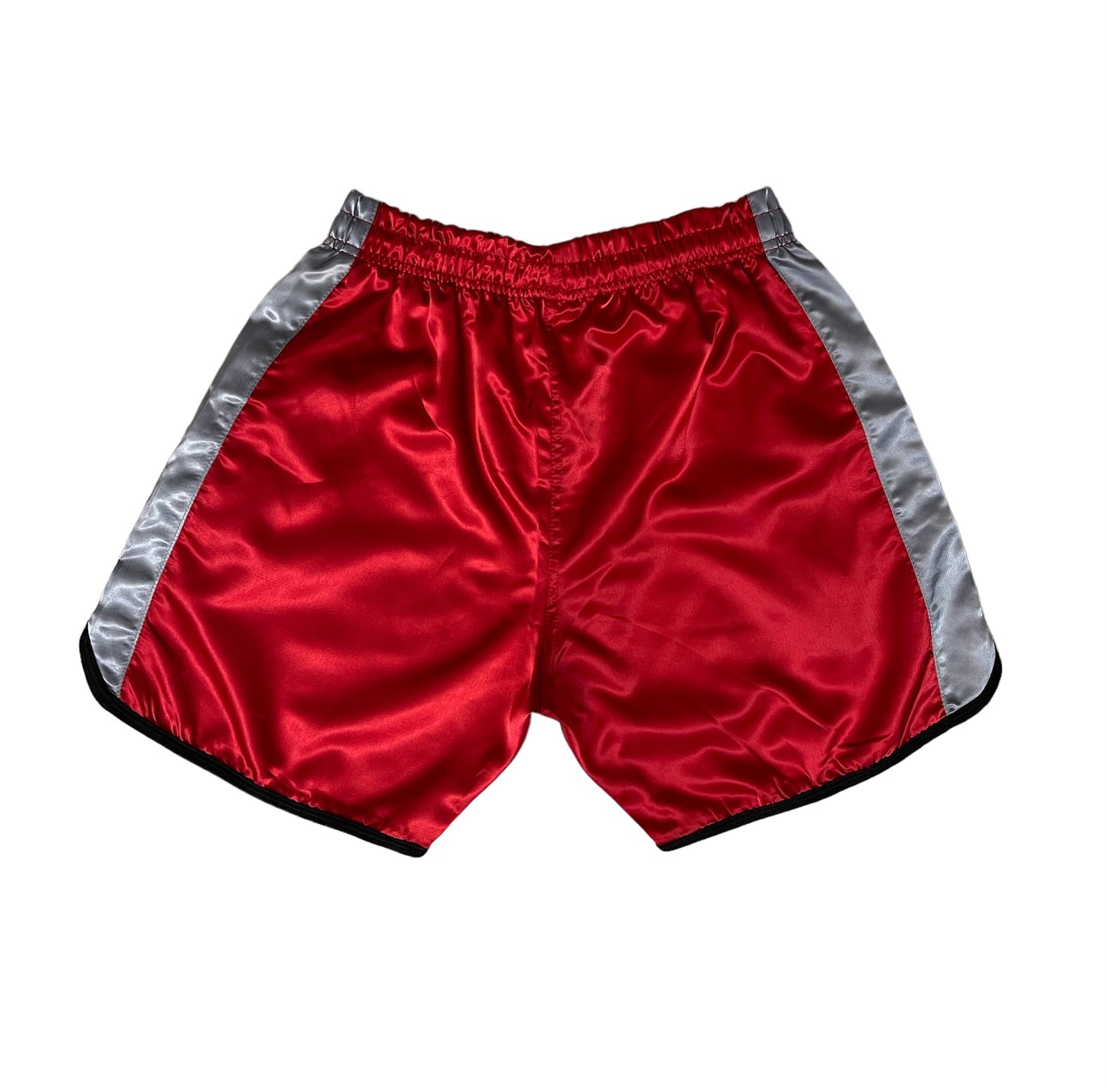 Glänzend rote Satin-Boxshorts - Shiny Satin Short