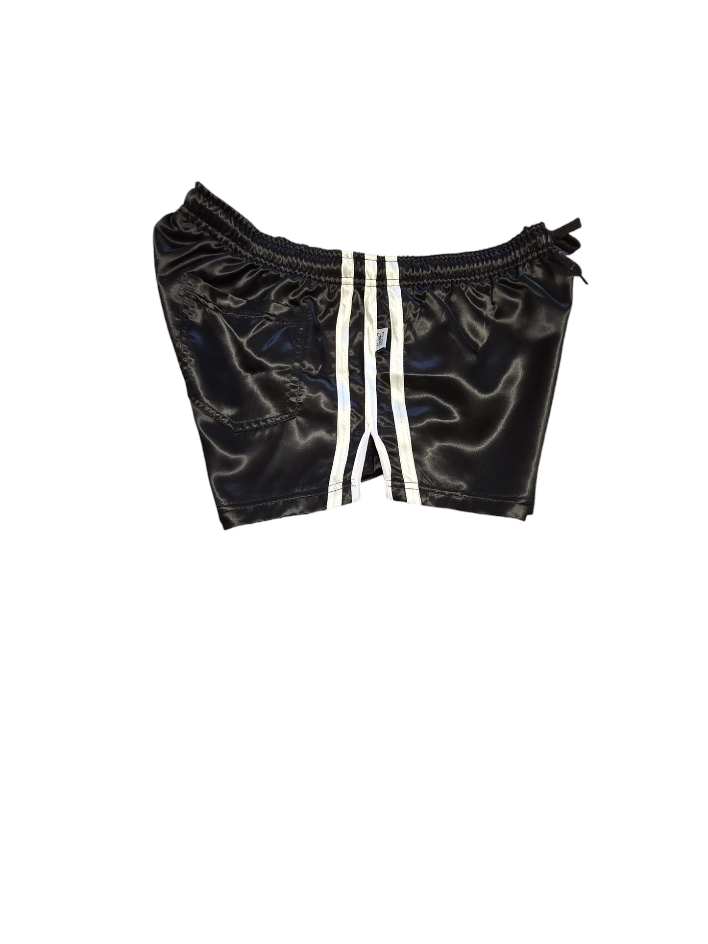 Retro Satin Sport & Freizeit Shorts.