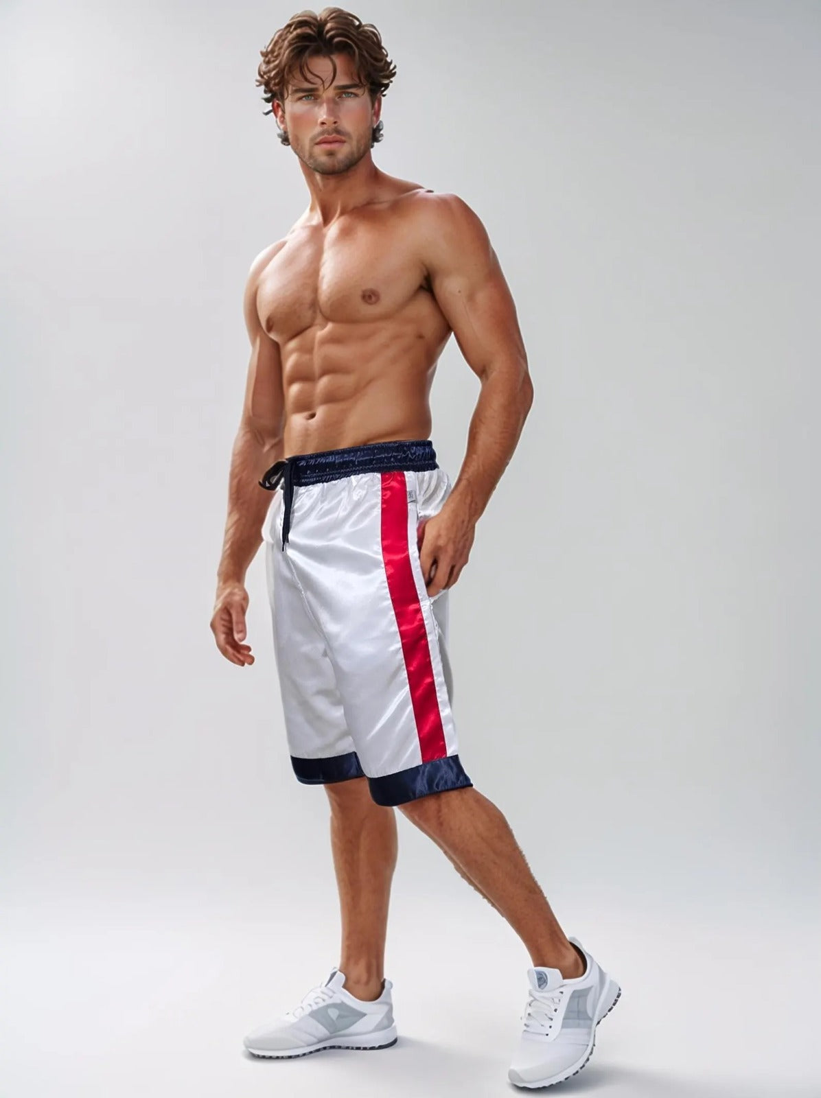 Shiny Satin Boxing Shorts