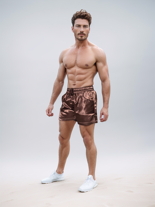 Vintage Satin Revival Shorts - Satin Shorts - Glanz Shorts