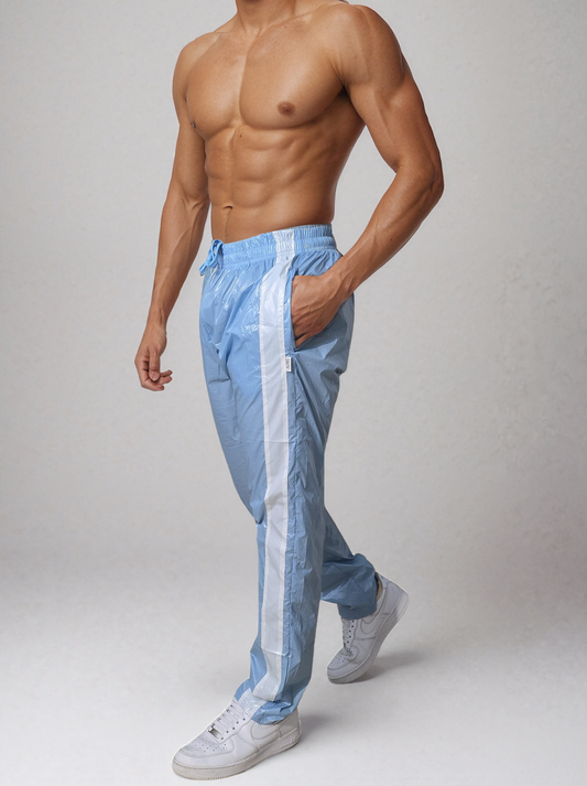 Glänzend rote PU Nylon Sport Jogginghose - Glossy PU Nylon Pants