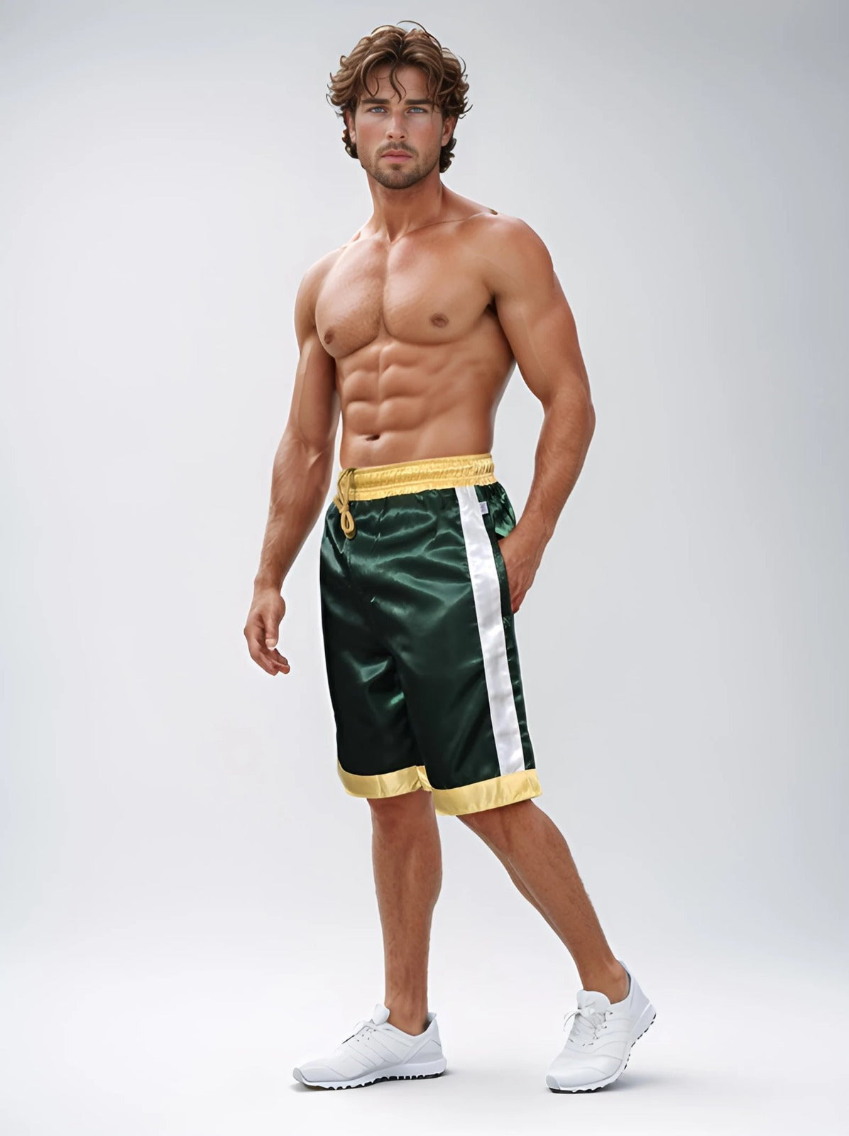 Shiny Satin Boxing Shorts