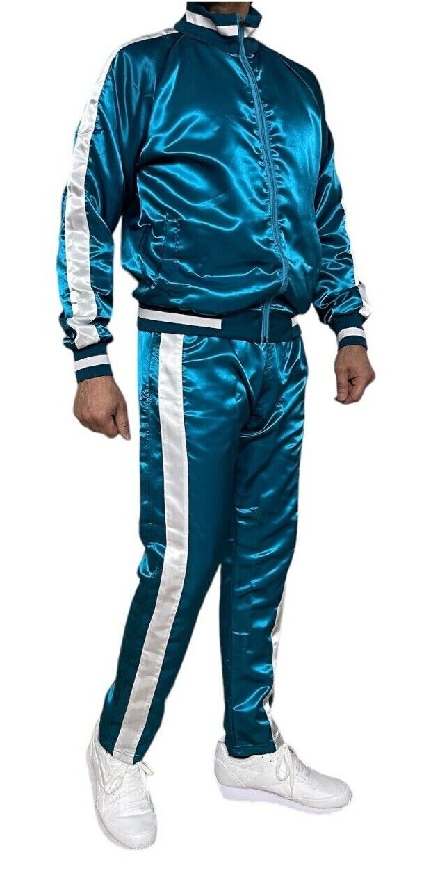 Satin Nylon Sport Jogging Suit made of shiny Nylon