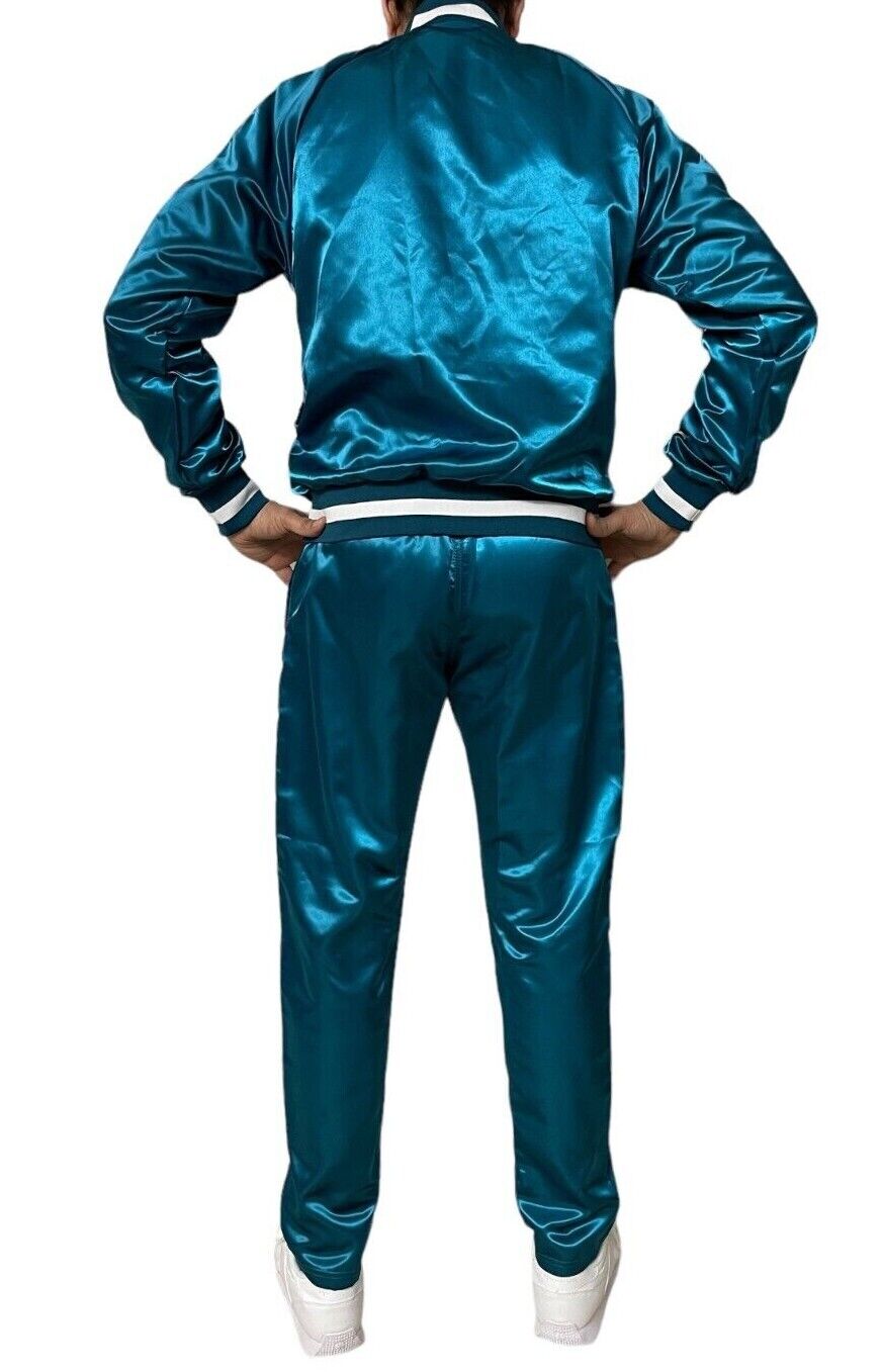 Satin Nylon Sport Jogging Suit made of shiny Nylon